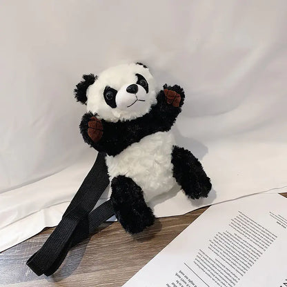 Cute Plush Panda Mini Shoulder Bag